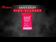 Couverture de fibre de verre du feu de secours résistante à la chaleur pour la maison et l'école