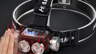 Lampe frontale minière à Double LED IPX4, étanche, charge de Type C
