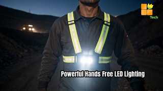 Gilet lumineux réfléchissant à LED | Lampe de coffre de sécurité de travail rechargeable USB pour la construction minière Ni