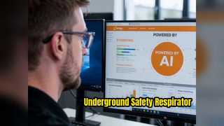 Les produits chimiques internes de respirateur d'auto-sauveteur ZL60 de petite taille incluent pour l'étalage d'exploitation minière souterraine