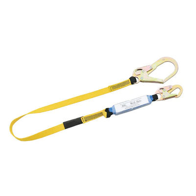 acheter sécurité réglable Lanyard Roofing Fall Protection de crochets de double de polyester de 30mm fabrication en ligne