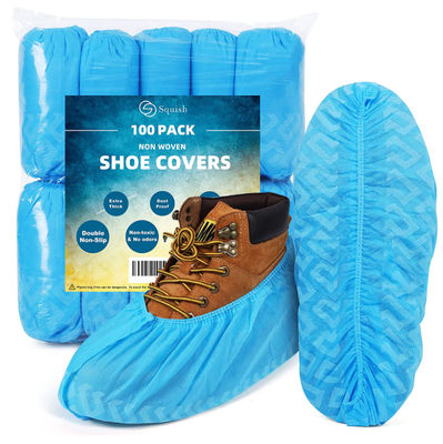 acheter les chaussures jetables imperméables de largeur de 6.7in couvrent d'anti couvre-chaussure de pièce propre de glissement pour l'hôpital fabrication en ligne