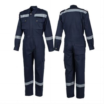acheter Le costume 100% confortable de combinaison de sécurité de coton a prérétréci ignifuge pour la protection personnelle fabrication en ligne