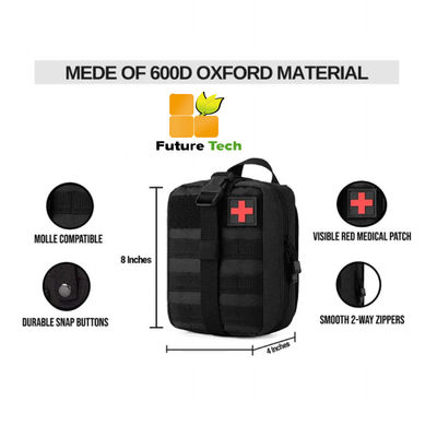 acheter Sac d'urgence en tissu d'Oxford 600D certifié CE/ISO13485 pour une utilisation médicale tactique en extérieur fabrication en ligne