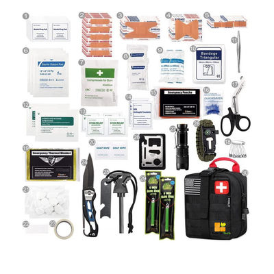 acheter Trousse de survie extérieure de Kit Pouch Gear Outdoor Emergency de premiers secours de la sécurité ISO13485 fabrication en ligne