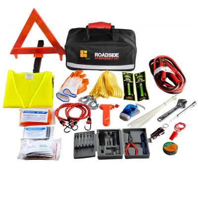 acheter Premiers secours des véhicules à moteur adultes Kit Safety Car Roadside Assistance Kit With Jumper Cable fabrication en ligne