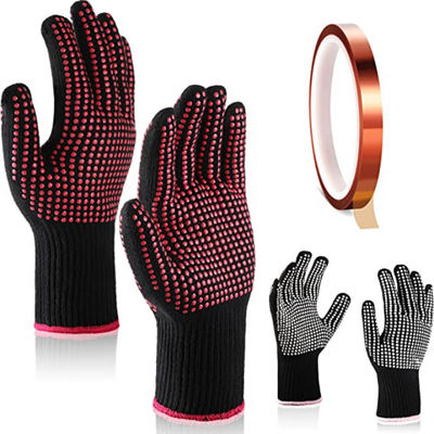 acheter Gants résistants à la chaleur avec conception en silicone à double face et matériau de polyester résistant à la chaleur respirant pour le travail de protection fabrication en ligne