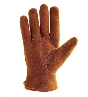 acheter Gants en cuir résistants à la chaleur, flexibles à porter pour la sécurité du soudage et de la construction fabrication en ligne