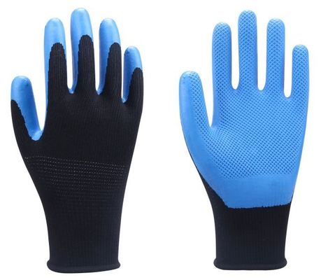 acheter Biens résistants de latex d'Eco de mesure des gants 10 de glissement sans couture de polyester fabrication en ligne