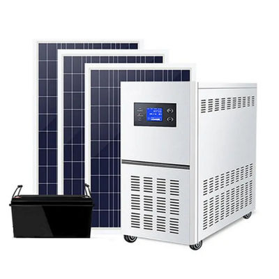 acheter Système solaire hors réseau de 5000 W avec entrée en courant continu de 48 V et ondes sinus pures de 220 V pour l'électricité domestique fabrication en ligne
