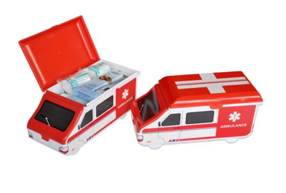 acheter Kit de premiers soins en forme d'ambulance avec corps en plastique ABS et taille compacte 230x105x100mm pour une utilisation d'urgence fabrication en ligne