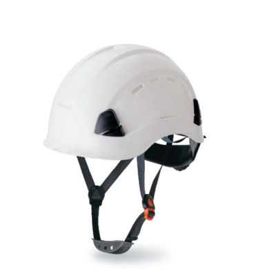 Un bon prix. Casque de sécurité réglable ABS avec harnais de tête à 6 points et taille 53-64 cm pour la construction et la protection extérieure en ligne