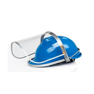 Un bon prix. Casque de tronçonneuse en PVC avec masque complet anti-éclaboussures et suspension à 6 points pour la sécurité de la construction en ligne