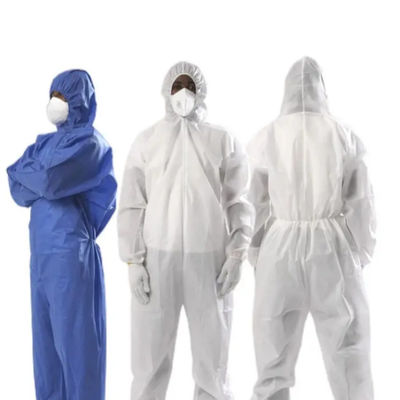 Un bon prix. Combinaison protectrice jetable Kit With Hood de PPE de la combinaison 45gsm SMS de 2XL 3XL en ligne