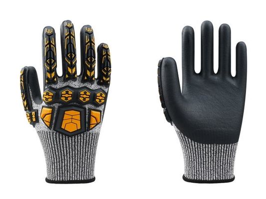 Un bon prix. Gants anti-vibration certifiés EN388 avec revêtement de sable nitrile et résistance aux chocs pour la sécurité industrielle en ligne
