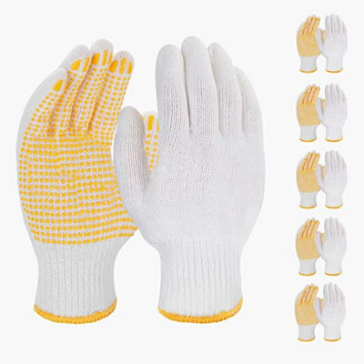 Un bon prix. L XL XXL Résistant à l'usure et antidérapant Gants de travail de sécurité légers Gants de main de coton en ligne