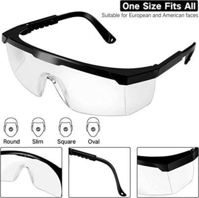 Un bon prix. Verres de sécurité légers anti-brouillard anti-rayures unisexes pour la protection oculaire industrielle et bricolage en ligne