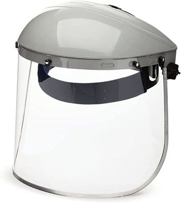 Un bon prix. Équipement de protection du visage pour fenêtre en polycarbonate transparent avec casque à crochet certifié ANSI/ISEA Z87.1 en ligne