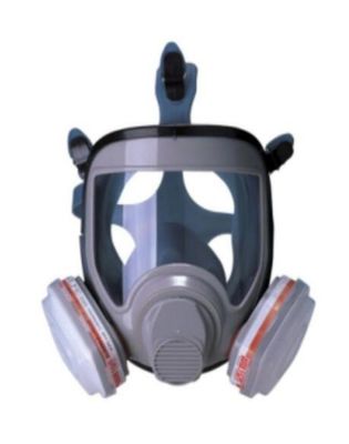 Un bon prix. Respirateur TPE gris pour le visage complet avec connexion à la baïonnette de grande fenêtre certifié CE pour la défense contre les gaz de poussière en ligne