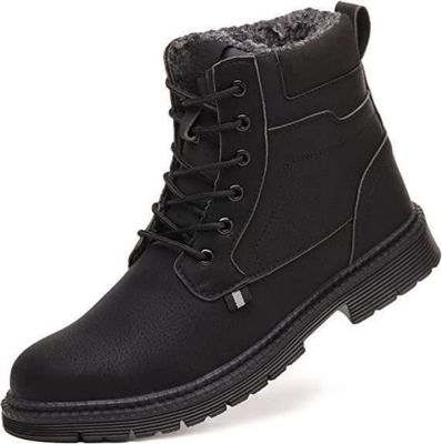 Un bon prix. La sécurité résistante froide de preuve noire de la piqûre EU38 rejette l'acier Toe Winter Boots des hommes en ligne
