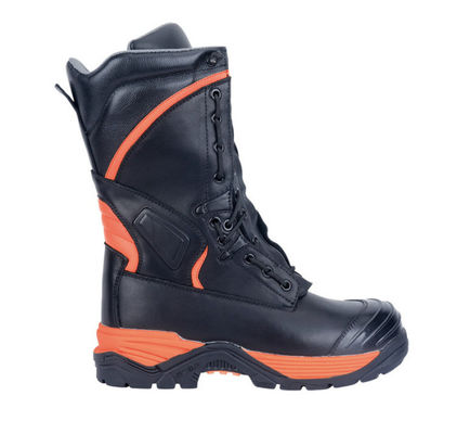 Un bon prix. Orteil en acier de travail industriel de la sécurité US3-14 de bottes de bottes amortissantes résistantes à la chaleur de pompier en ligne