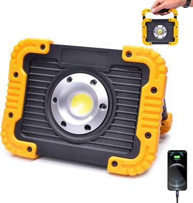 Un bon prix. Lampe de travail LED portable rechargeable, 1 500 lumens, étanche IP44, pour utilisation intérieure et extérieure en ligne