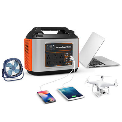 Un bon prix. Camping en plein air Station électrique portable 486Wh 500W avec charge rapide USB et batterie portable de secours en ligne