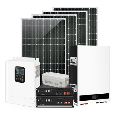 Un bon prix. Kit solaire complet hors réseau avec batteries au lithium 1000W-7200W pour l'alimentation électrique autonome en ligne