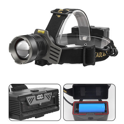 Un bon prix. FTH653-1 phare rechargeable 1200 lumens étanche IPX4 avec alliage d'aluminium noir + ABS en ligne