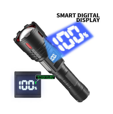 Un bon prix. Puissante lampe de poche à LED de 1500 à 1600 lumens avec USB rechargeable de type C et zoom télescopique pour le camping en ligne